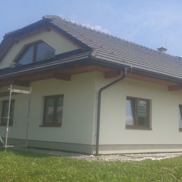 Fasáda bez zateplení Bukovec